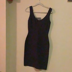 Herve Leger pacific blue dress